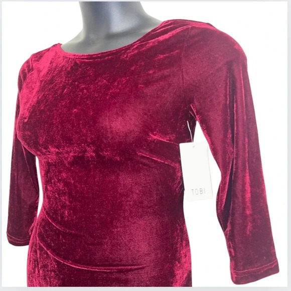 NWT TOBI Velvet Mini Dress Size Small - Picture 2 of 4
